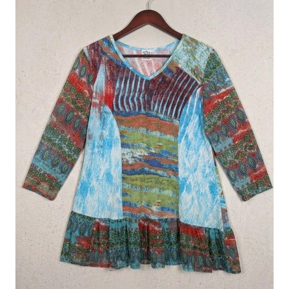 Parsley & Sage Tunic Top Size 1X